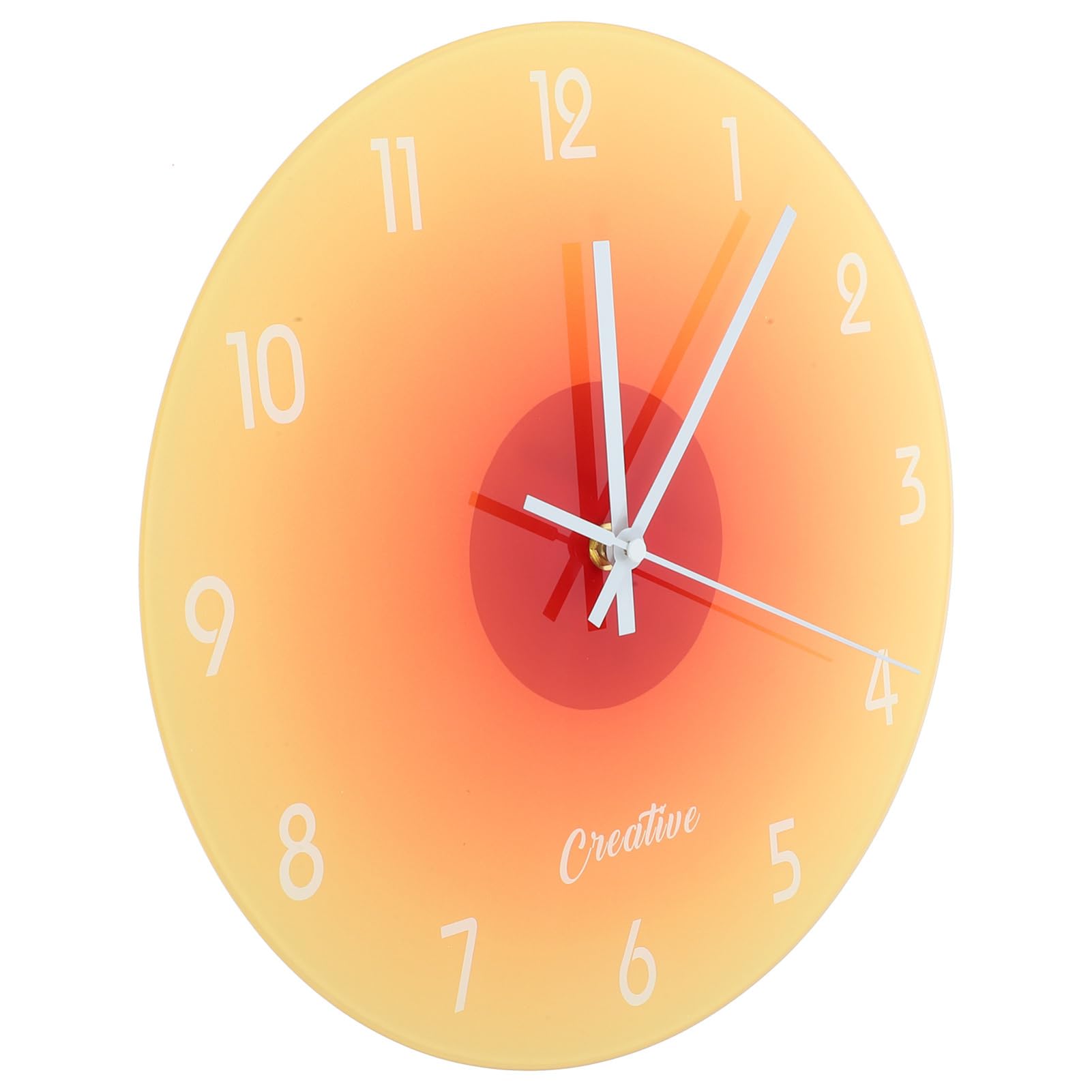 Horloge murale silencieuse au design créatif pour chambre et bureau