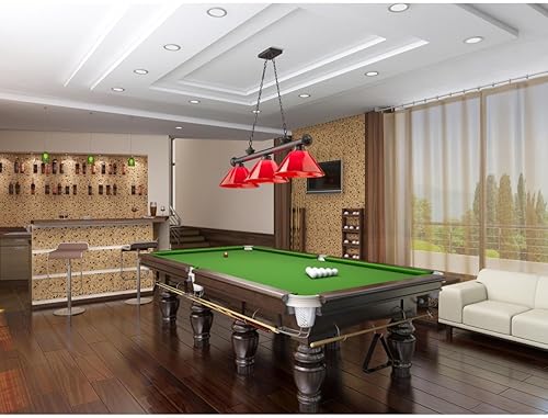 Miniatura 10 de Z-Lite 2306-3BN-PRD - Colgante de billar Cordon, 3 luces, 180 vatios totales, níquel cepillado