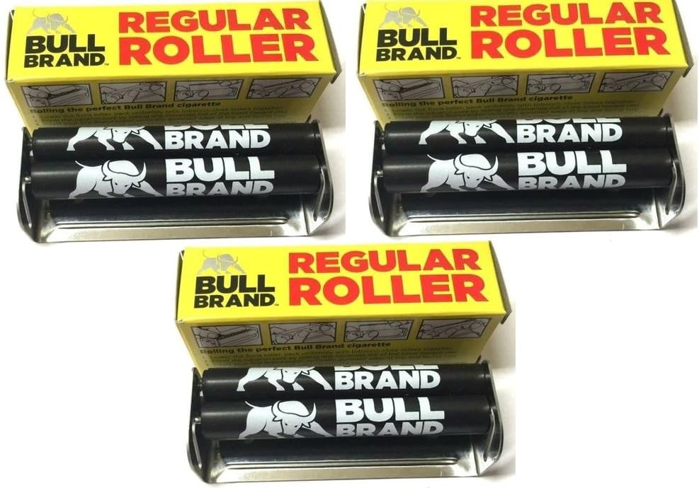 3 x Bull Brand Regular Roller (3-Pack): Durable Rolling Solutions for Consistently Rolled Cigarettes - Elevate Your Smoking Experience with Trusted Quality