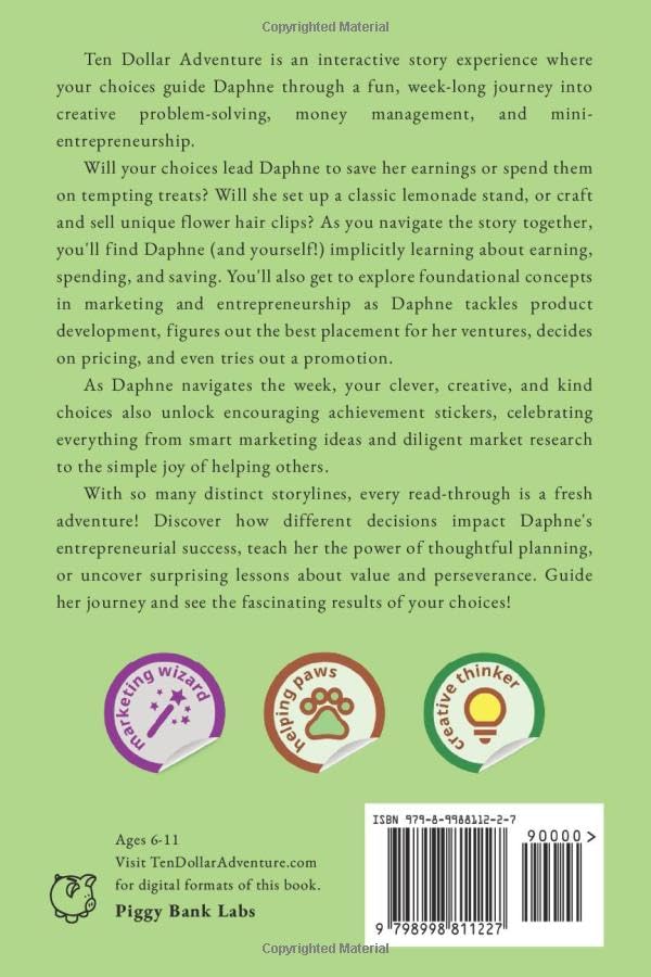 Ten Dollar Adventure: An interactive story about creative problem-solving, money management and entrepreneurship - Image 2