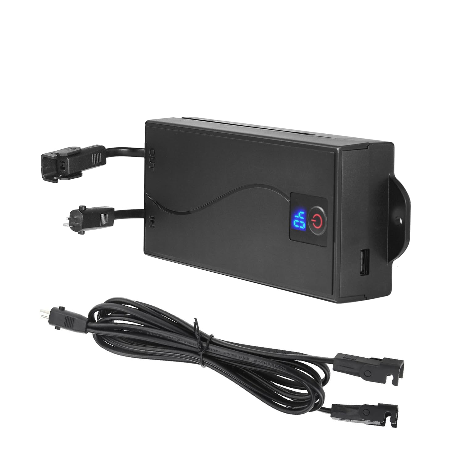 Batterie pour meubles inclinables sans chargeur, batterie universelle 2500 mAh rechargeable avec écran LED pour fauteuil inclinable électrique, canapé, fauteuil élévateur, meuble à mouvement à 2 broches