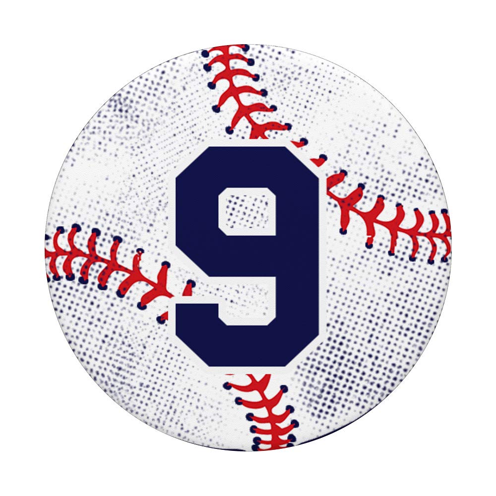 Amazon.com: Baseball Number 9 Player Uniform 9th Birthday Blue Zx