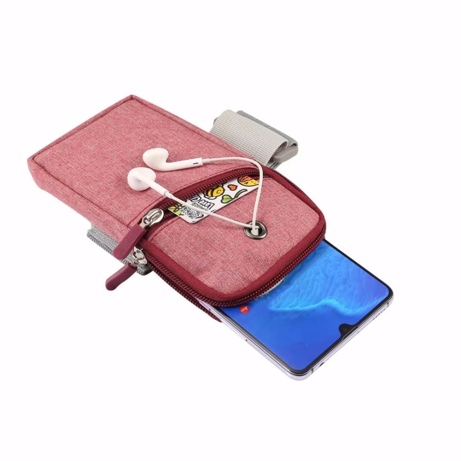 JINGYAN Brassards pour téléphones Portables Waterproof Sport Arm Band Phone Case Running Bag Pouch
