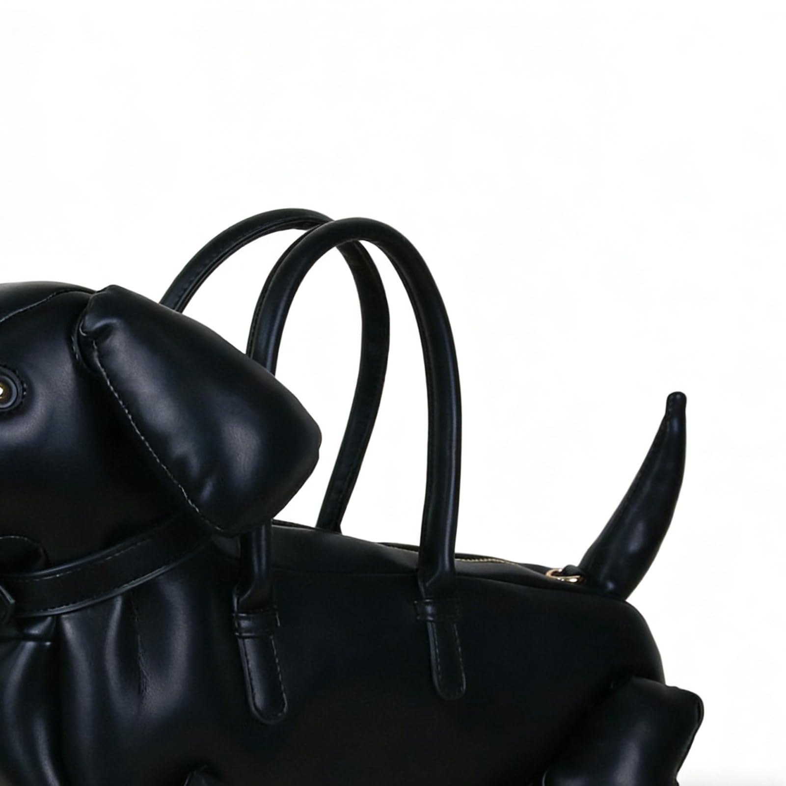 Borsa Donna Borsa a Tracolla Impermeabile in Pelle a Forma di Cane | Borse A Mano Con Stampa Animale E Cerniera per Ragazze Viaggio Quotidiano Ufficio Shopping Compleanno Vacanza