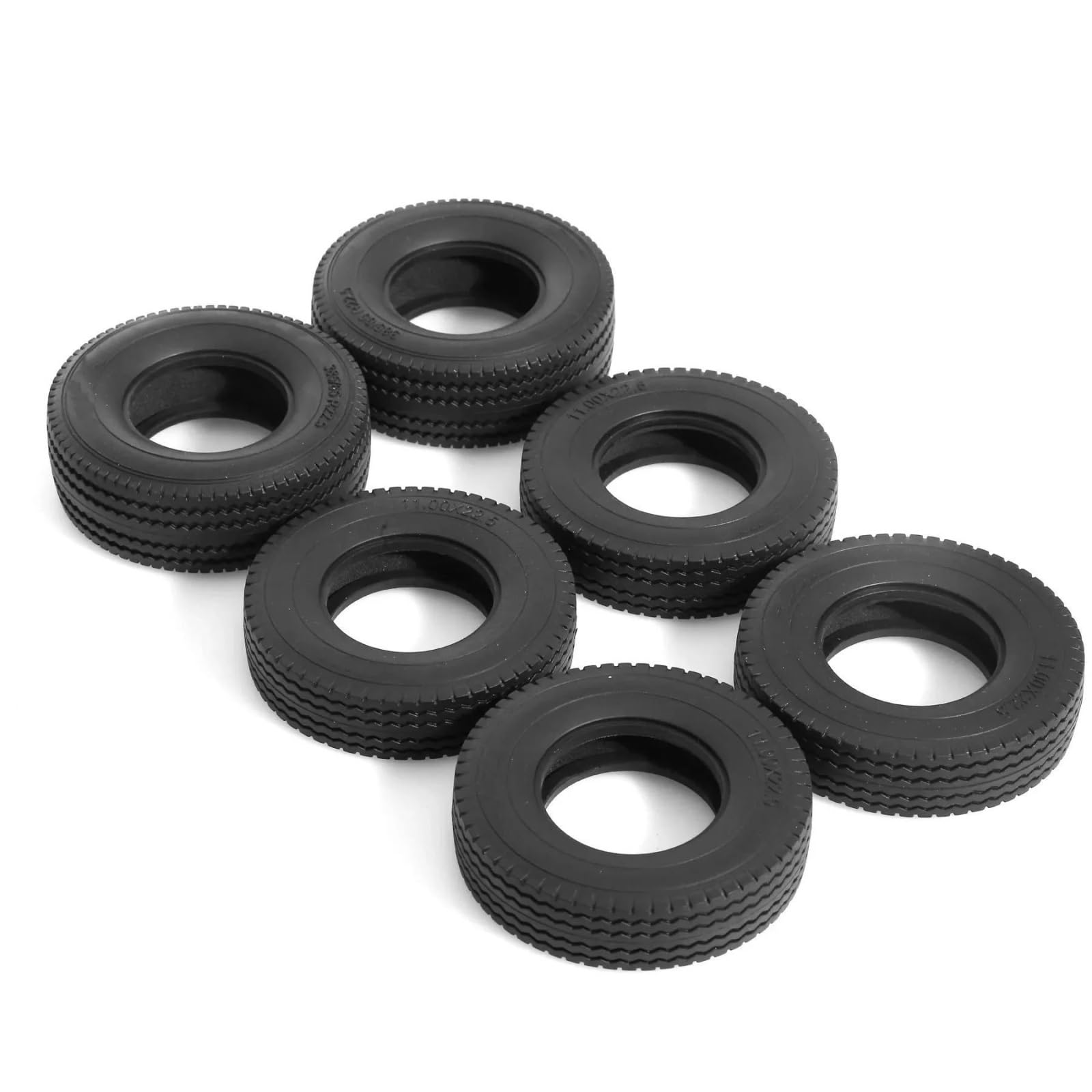 Aggiornamento Riparazione Pneumatici Aderenza Per Tamiya 1/14 Accessori | RC Car Parts Pneumatici Gomma Alta Aderenza Per Modelli Camion Montaggio Rapido A Vite Senza Colla(Rear 4pcs)
