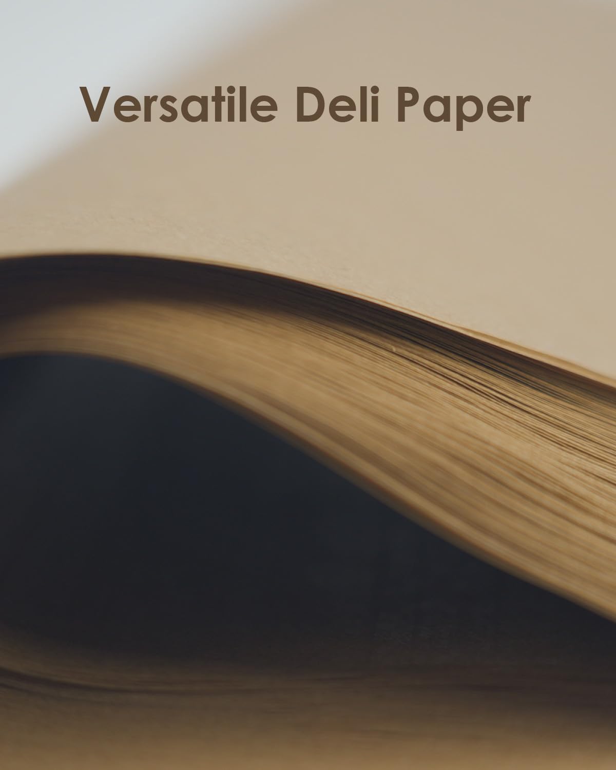 Backpapier 30,5 x 30,5cm,100pcs Pergamentpapier Natürlich,Quadratische Kraft-Deli-Wrap-Blätter,Ideal für Tabletts & Heißluftfritteusen & Backofen & Mikrowelle & Sandwiches & Frittierte Snacks