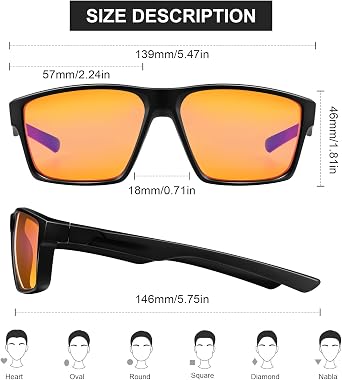 Okany Blue Light Blocking Glasses Gaming Glasses Computer Gamer Glasses Powerful Professional Filter, Anti-Fatigue Anti Glare UV & Eyestrain Screen Glasses for Women Men