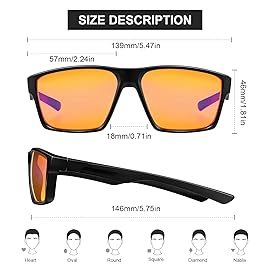 Okany Blue Light Blocking Glasses Gaming Computer Glasses Powerful Professional Screen Filter, 2.0 Upgraded Technology Anti-Fatigue Anti Glare UV Protection & Eyestrain Game Glasses for Women Men