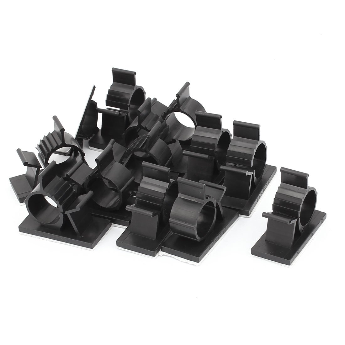 NATUCE 32 Pezzi 10mm Clip per Cavi con Adesivo, Clip Fermacavi da