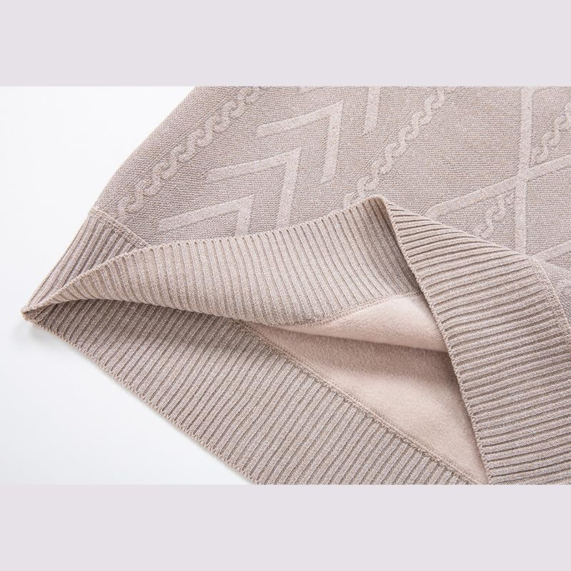 Men's Crewneck Pullover Sweater Knit Sweater Long Sleeves Slim Fit Sweaters Lightweight Casual Ribbing Pullover Tops4