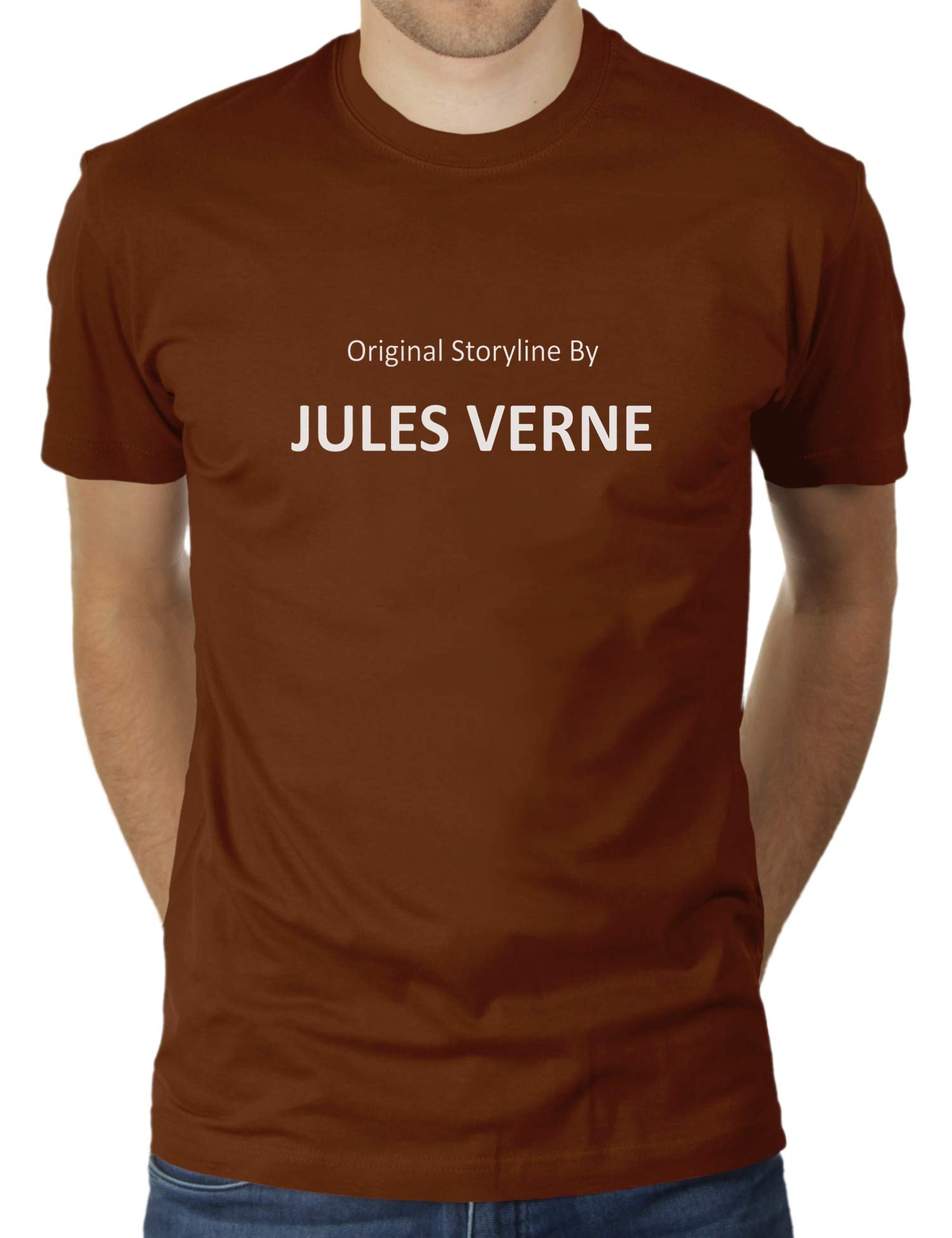 LikoliOriginal Storyline by Jules Verne - Men's T-Shirt by KaterLikoli