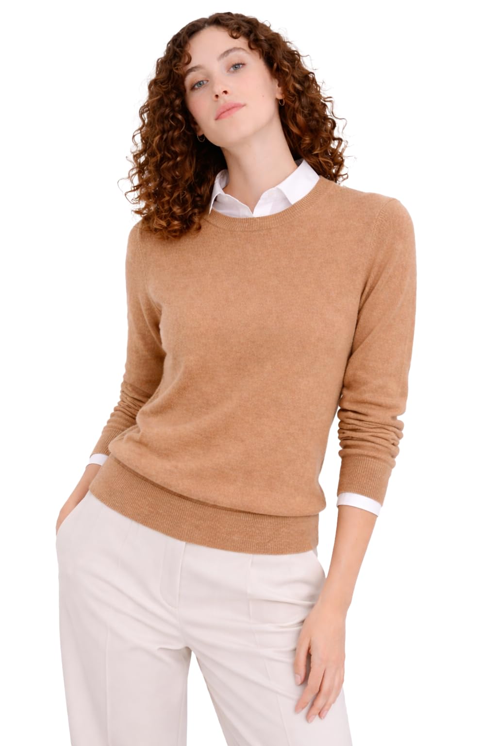 State Cashmere Essential Crewneck Sweater