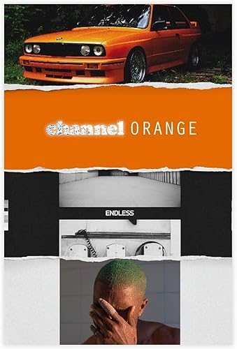 Miniatura 1 de WANMLY Frank - Póster de lienzo con diseño de nostalgia infinita, color rubio océano, naranja, infinita, nostalgia, ultra música, decoración de