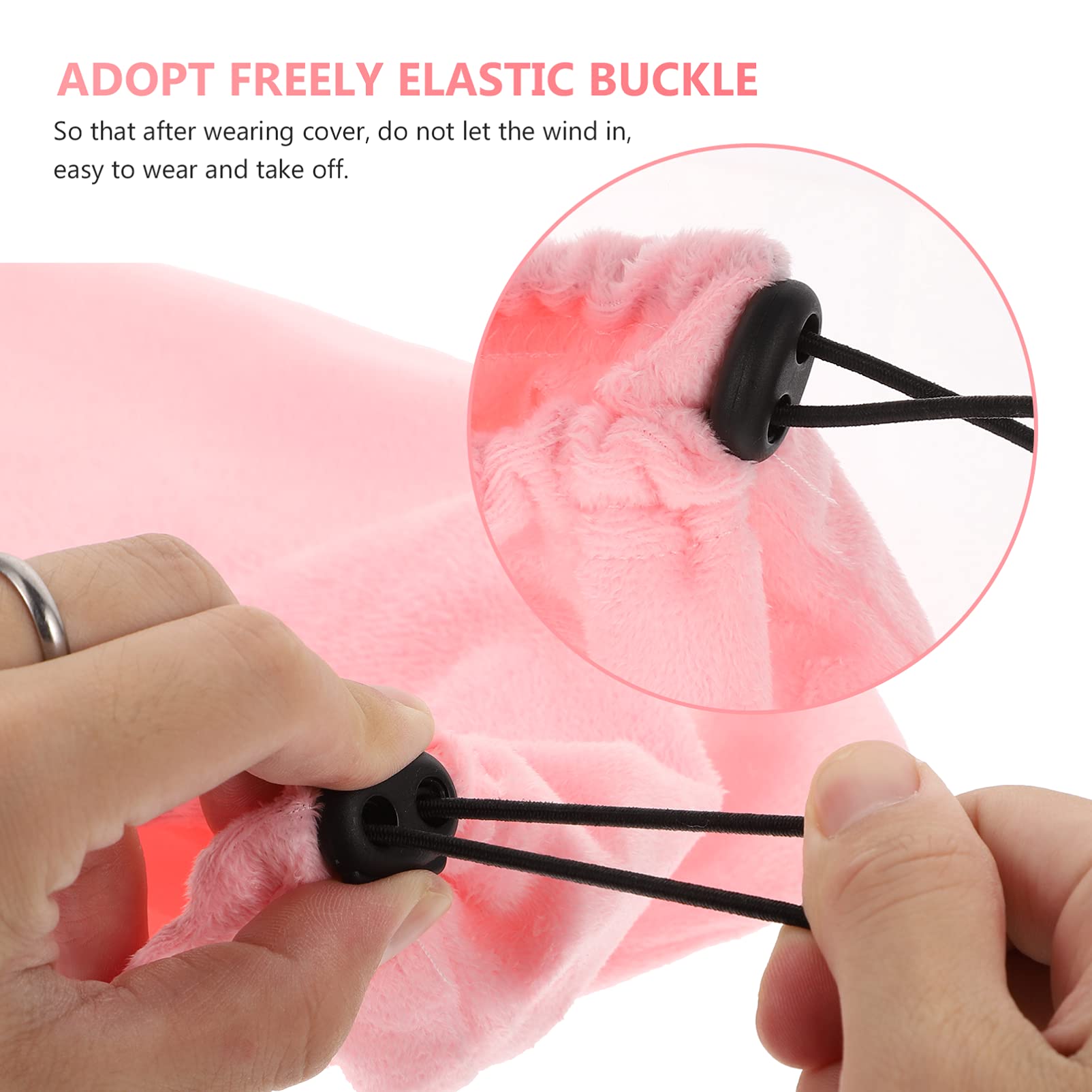 Uonlytech 2paare -therapie Fußabdeckungen Paraffin Fußwickel Für Feuchtigkeitsspendende Fußpflege Wiederverwendbare Und Waschbare Fußtherapie-socken Zartem Rosa