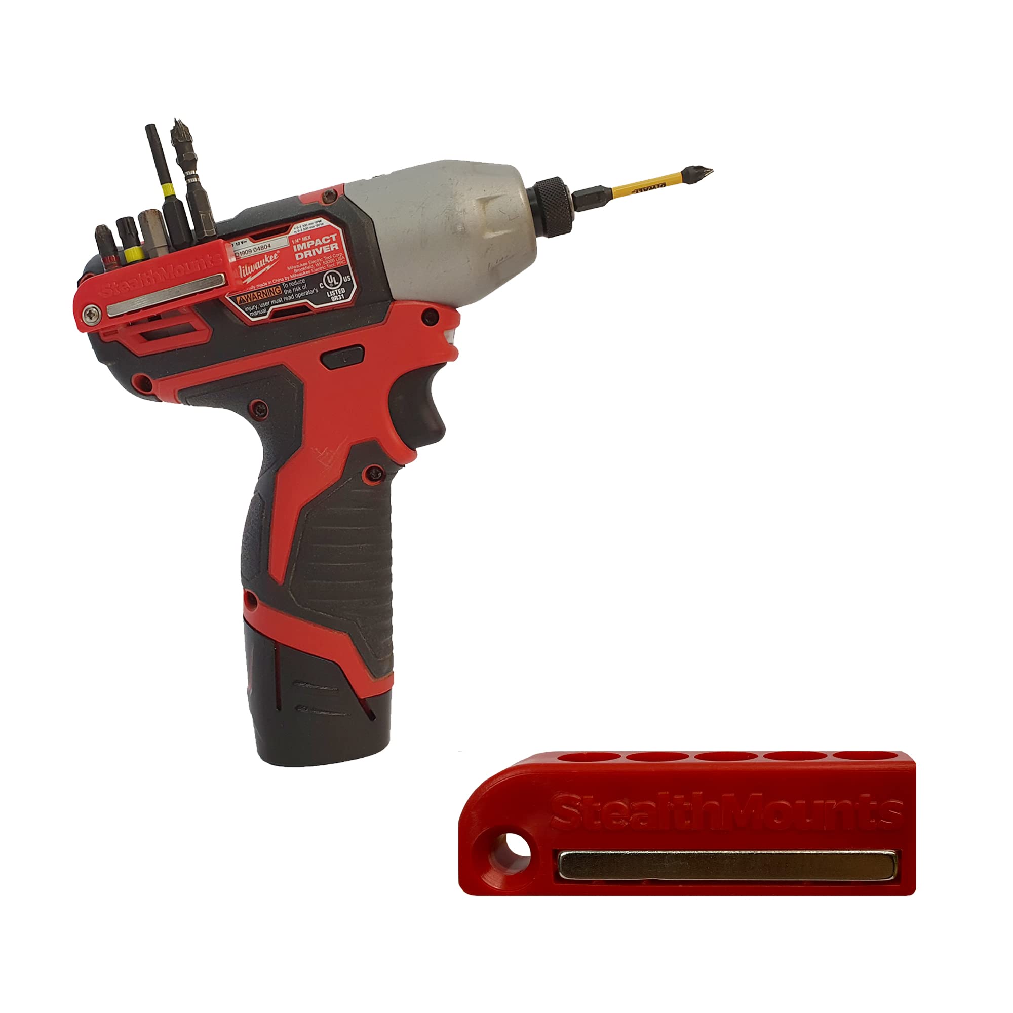 Magnetic Drill Bit Holder | Organizer for Drills and Impacts