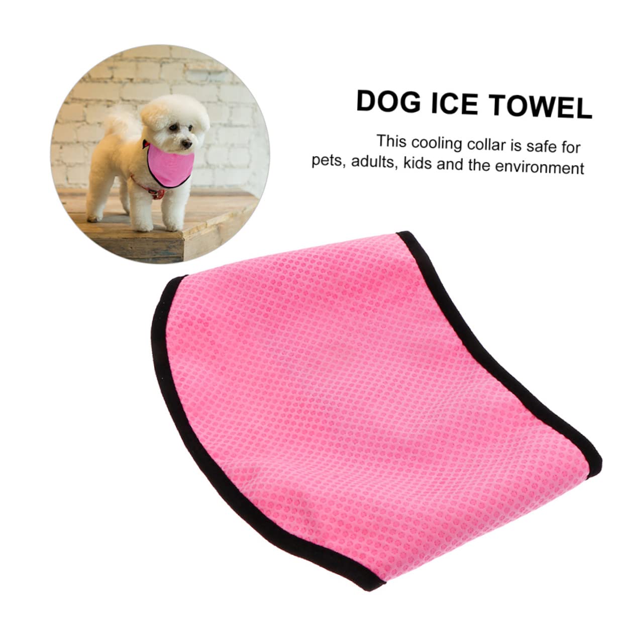 Housoutil 4stücke Kühlendes Hundetuch Atmungsaktive Kühlbandana Für Hunde Für Sommeraktivitäten Wie Und Sport Mit Punkten Punkten