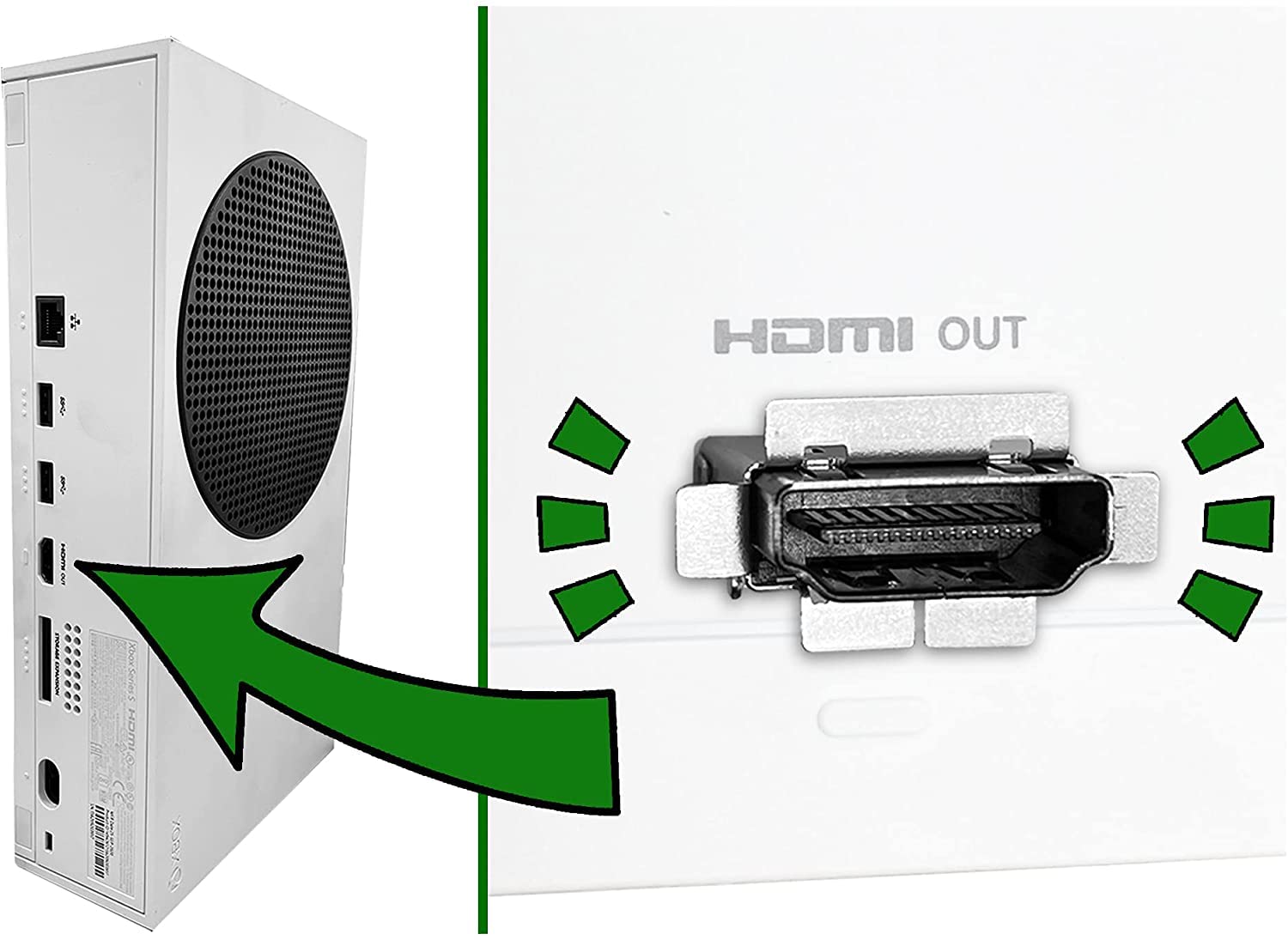 TCOS TECH Xbox Series S HDMI Port Socket Interface Connector Replacement for Xbox Series S Console (Note: Not for Xbox Series X) (B09YVRLVLZ) Amazon Price History, Amazon Price Tracker