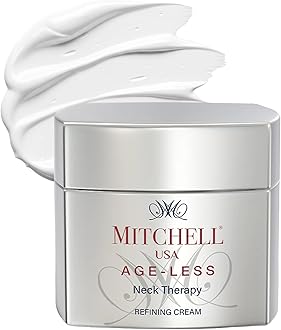 Mitchell USA Anti-Aging Neck Therapy Cream – Firms & Smooths Neck Skin, Reduces Fine Lines | With Lotus Seed Extract & Cocoa Butter | For All Skin Types | 50 g