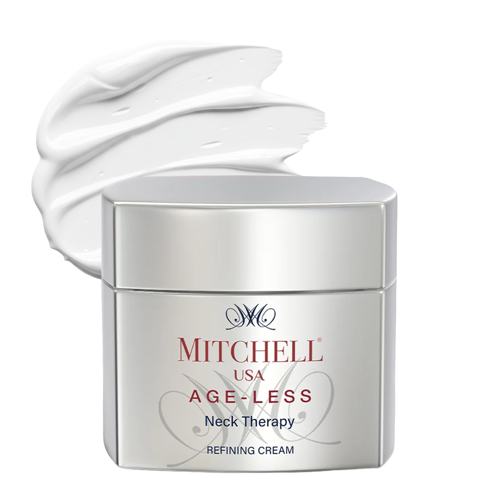 Mitchell USA Anti-Aging Neck Therapy Cream – Firms & Smooths Neck Skin, Reduces Fine Lines | With Lotus Seed Extract & Cocoa Butter | For All Skin Types | 50 g
