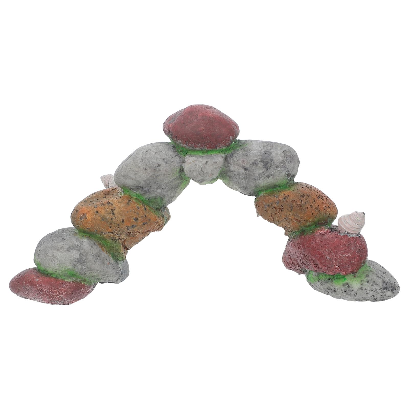 Kichvoe Decorazione rocciosa a Forma di Grotta per Acquario: di Pietra per nascondiglio per Acquario di Pesci Betta - Ornamento Decorativo per per gamberetti Betta, rifugio territoriale per