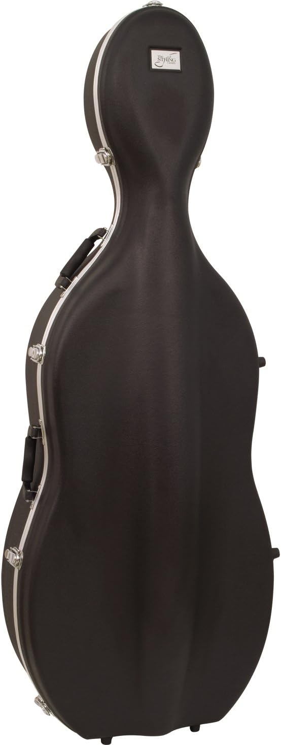 Abs Cello Case With Wheels 1/2 Size