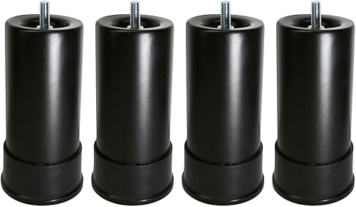 Base de cama ajustable de metal de 5.5 pulgadas, repuesto de patas de repuesto resistente de altura extra compatible con el 93% de los marcos como