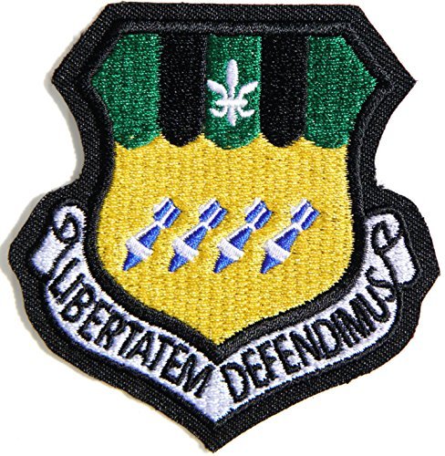 2nd BOMB WING 2 BW LIBERTATEM DEFENDIMUS Air Force RAF USAF Army Military Logo Shield Jacket Uniform Patch Sew Iron on Embroidered Sign Badge Costume