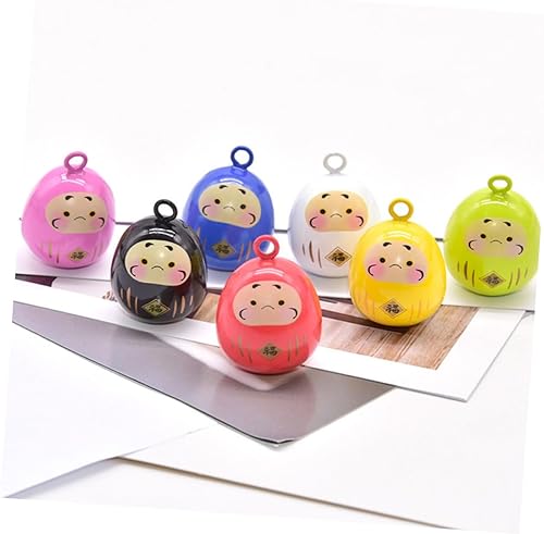 Miniatura 6 de Llavero de joyería japonesa para manualidades, decoración de miniture, campanas decorativas de buena suerte, adorno de muñeca japonesa, sello de