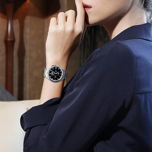 Vista 41 de GOLDTOLUCK No Gap Stainless Steel Band Compatible with Samsung Galaxy Watch 8 7 6 5 4 Classic FE Pro Ultra 40mm 44mm 46mm 43mm 47mm 45mm 42mm