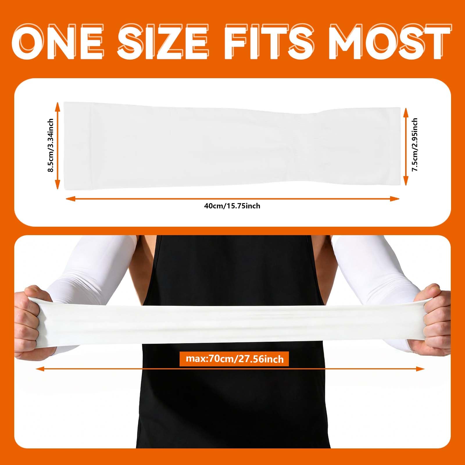 Manchettes de Bras pour Hommes et Femmes, Manchons de Sport de Compression,Protection Anti-UV, Couverture de Tatouage, Sensation de Fraîcheur