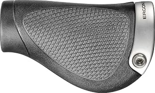 Ergon GP1 Ergonomic Bike Handlebar Grips | Lock-on | MTB Mountain, Hybrid, E-Bike | Regular or Gripshift or Rohloff/Nexus Versions | Small or Large, Pair Grips