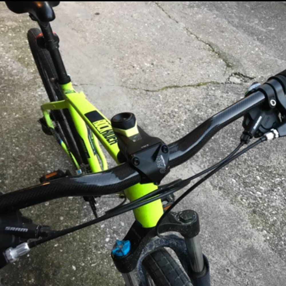 Alfa Pasca VTT guidon plat carbone 31.8 guidon plat carbone downhill guidon vtt 3K carbone mat guidon vtt 760mm