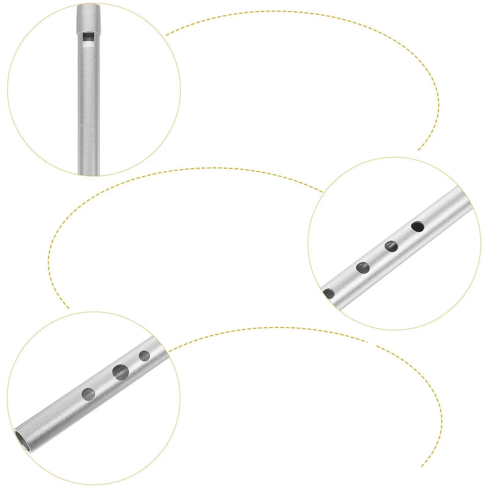 Flauto Dolce Professionale Flauto Dolce Soprano In Chiave Di Strumento A Fiato Portatile A 6 Fori In Lega Alluminio D Per Principianti