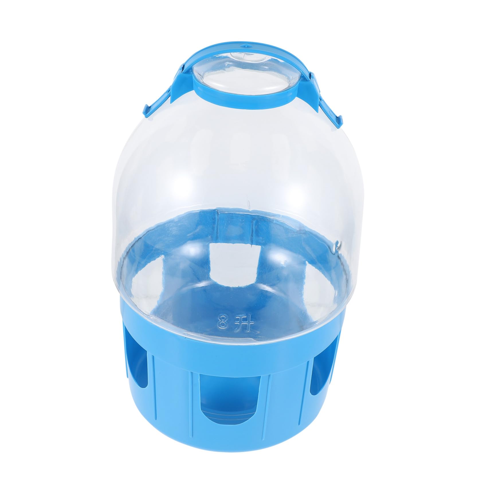 VILLCASE Robuster Taubenwasserspender aus PVC mit Großem Fassungsvermögen Blau Leicht zu Reinigen Wassertränke für Vögel im Haushalt