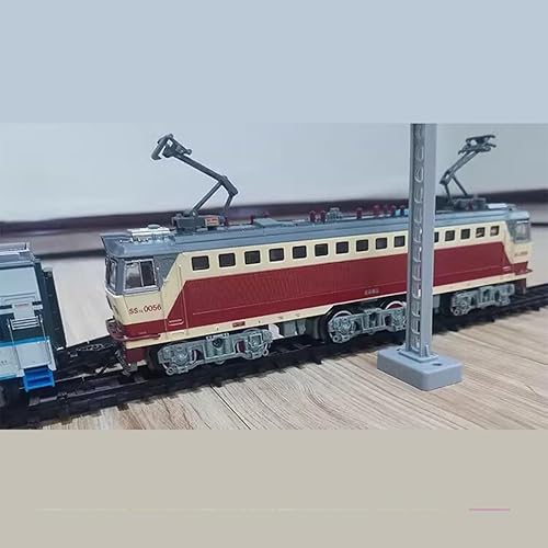 Miniatura 7 de SS7C - Juego de tren de locomotora eléctrica de aleación, modelo de tren de Navidad, juego de locomotora de vapor con vagones de pasajeros,