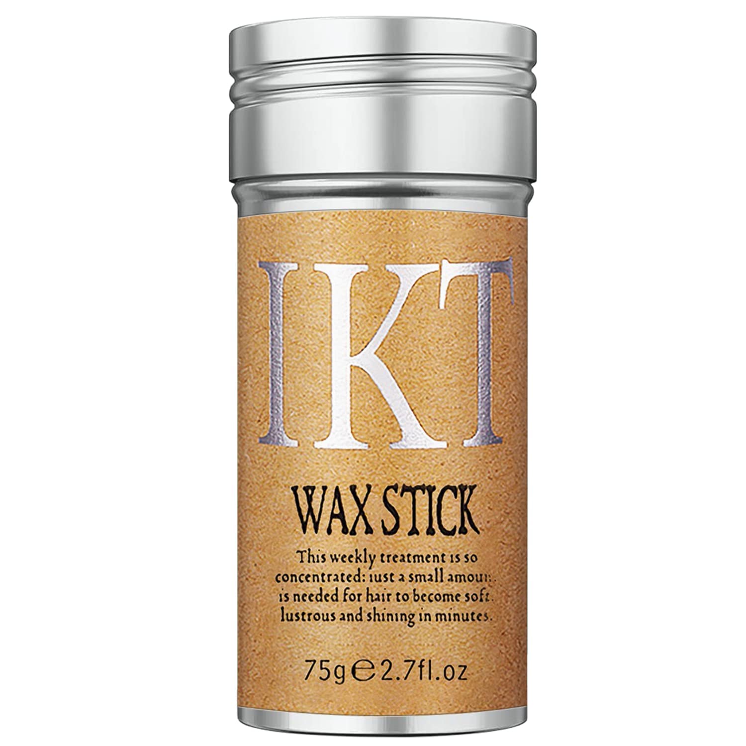 IKT Hair Wax Stick, Wax Wigs Edge Control Slick, Non Greasy Styling Hair Pomade Stick for Flyaways Frizz Hair - 75g-image-14