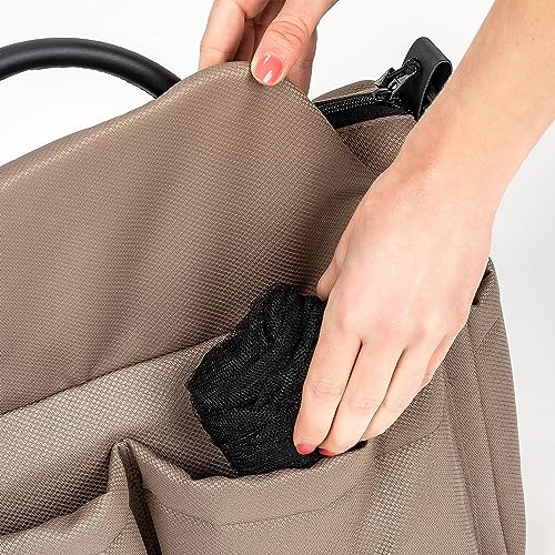 Reer Universal Insektenschutz für größere Babywannen, passend für Kinderwagen, Buggys, Sportwagen, Schwarz, extra groß, 87021