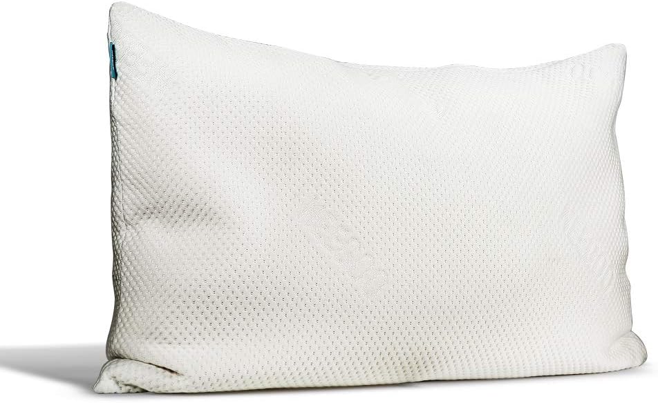 NEEGOO- Luxury Bamboo Shredded Memory Foam Bed Pillows-Easy Adjustment of Thickness- Clean & Healthy - CertiPUR-US Certified Foam -Washable and Removable Bamboo Cover-Queen X Size