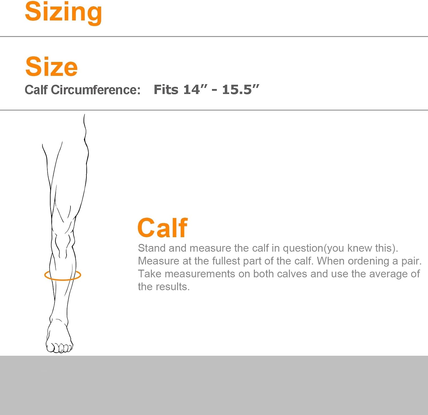 Cosmos Neoprene Calf Skin Compression Sleeve for Outdoor Sports