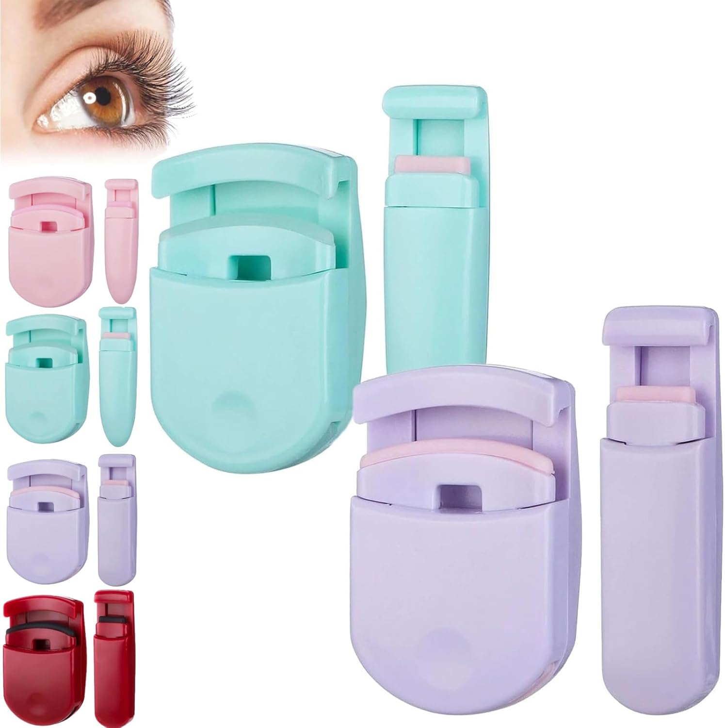 Blevora Eyelash Curler, Viral Blevora Nutrient Lash Curlers, Gentle Lash Tool, with Soft Lash Silicon Pads, for All Eye Shapes(G)