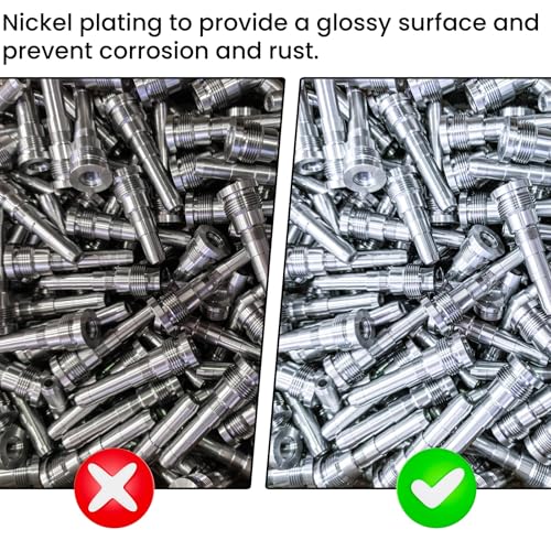 Image of Tlence 8 Pack Pure Nickel Strips, 0.04 x 1 x 6 Inches Anode Plating Sheets, Nickel Soldering Tabs for Electroplating and DIY Plating Experiment, 99.6% Purity