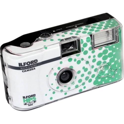 Ilford HP5 Plus Disposable Camera with Flash, Green (HP5+)