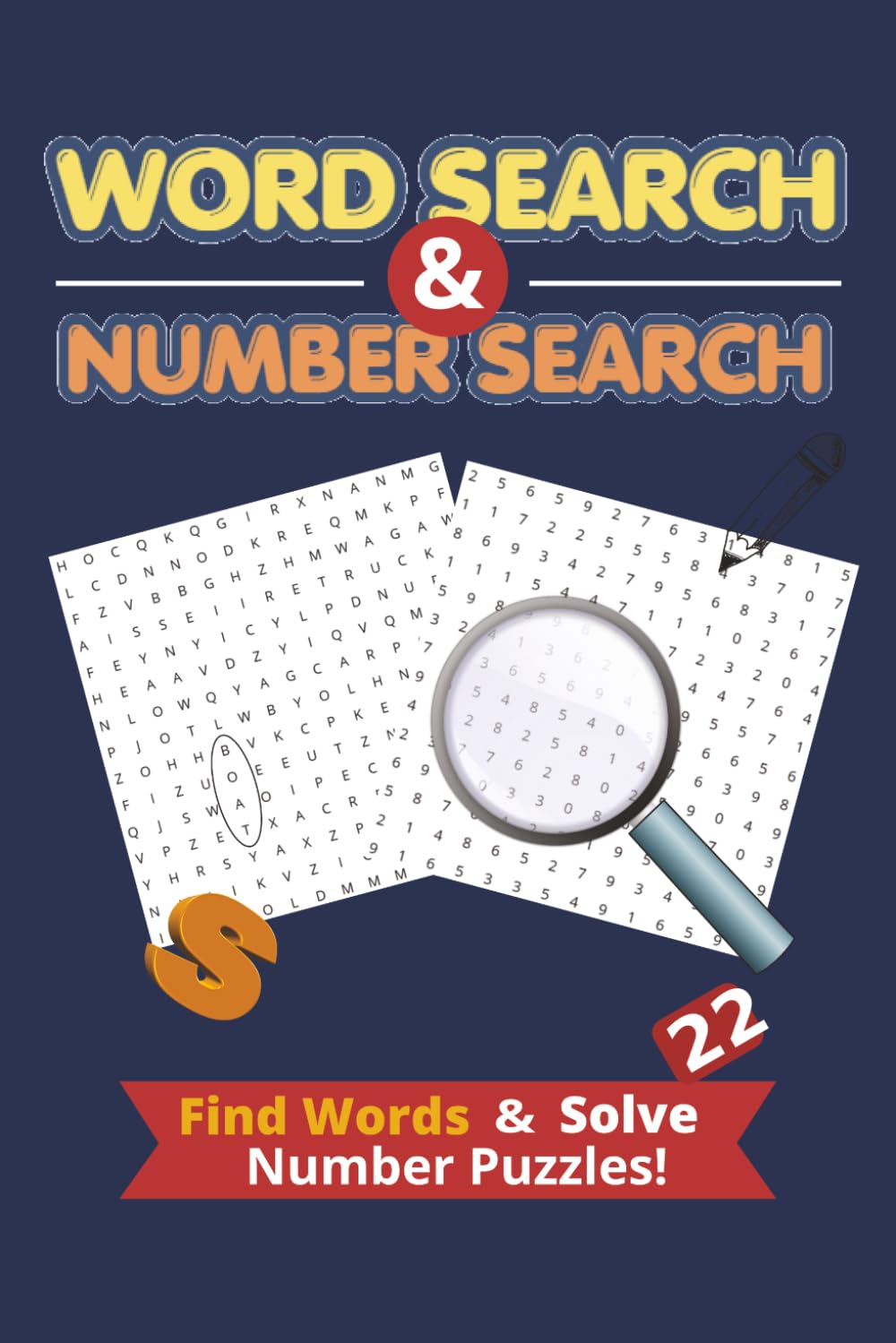 Mixed Puzzles Book: A Fun Collection of Word and Number Puzzles | Train Your Brain with Fun Word & Number Challenges | Find Words | Solve Numbers.