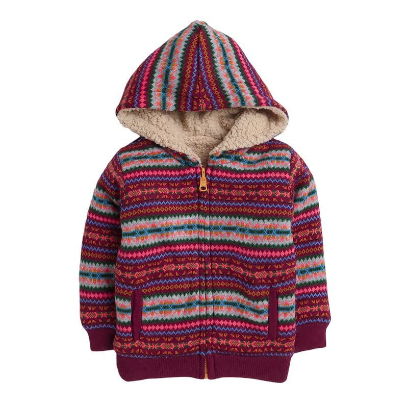 Yellow AppleKids Woolen Warm Sweater Full Sleeve with Inner Fleece for Boys