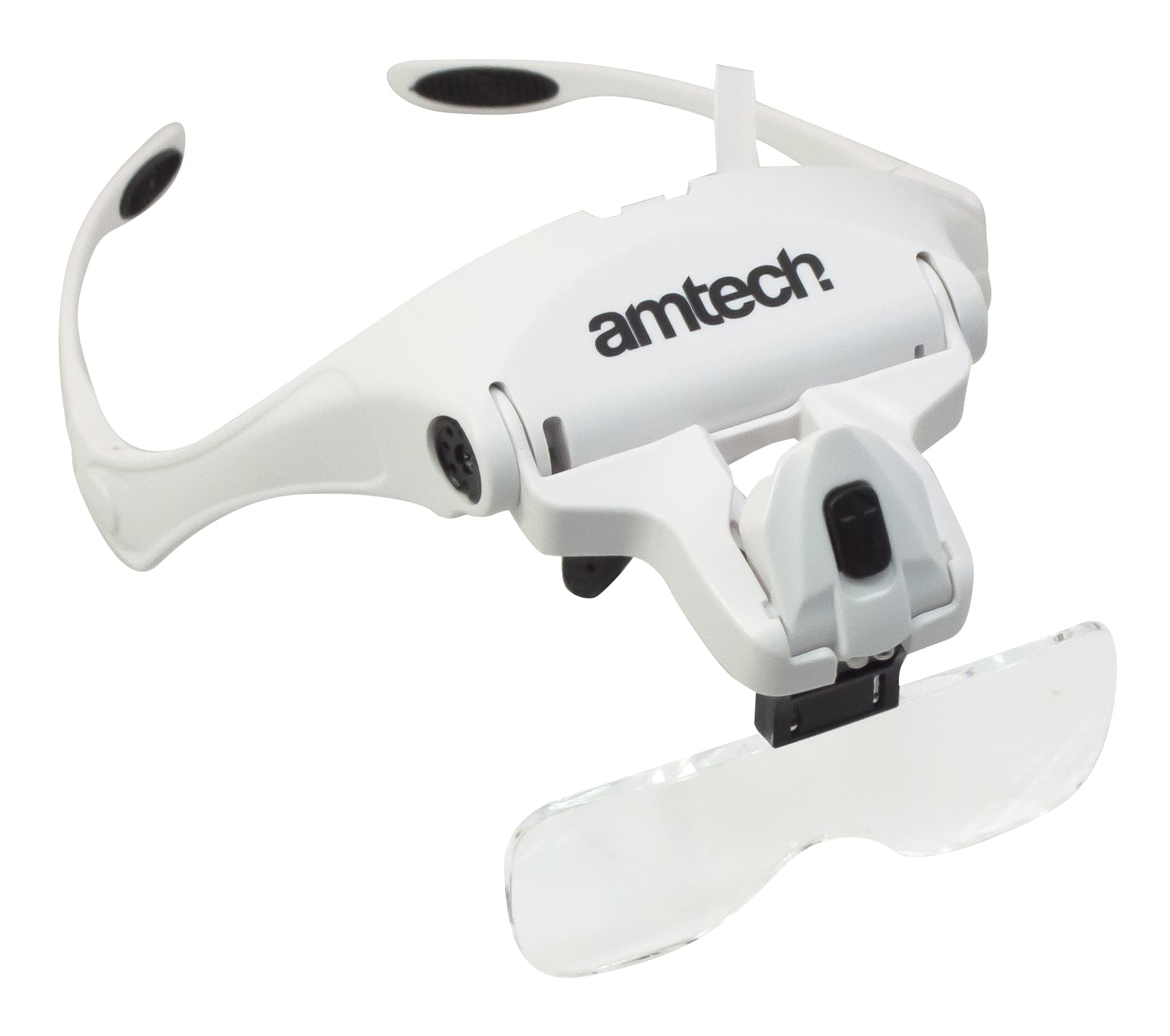 Amtech Hands-Free Multi-Lens Head Magnifier With Led