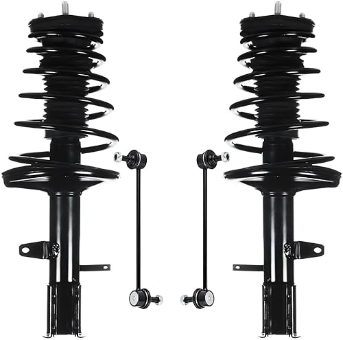 Miniatura 74 de Detroit Axle - Kit de puntales delanteros para Volvo C30 C70 S40 V50, 2 puntales muelle helicoidal 2 estabilizador, barra estabilizadora, enlaces