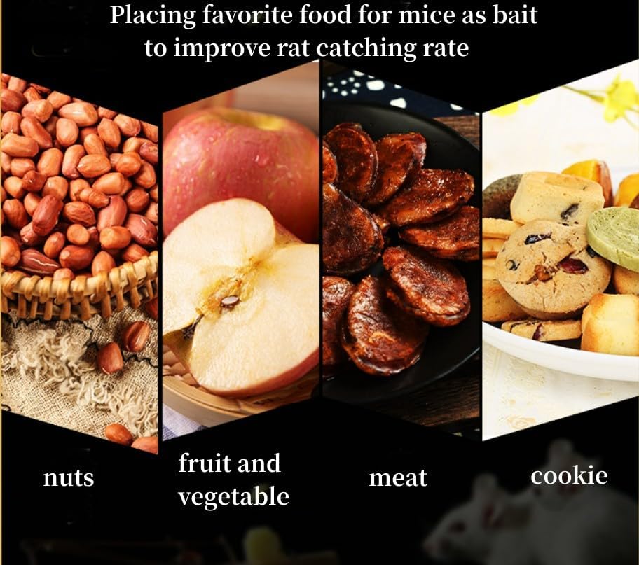 Miniatura 4 de Trampa para ratas, jaula de animales vivos, trampas para ratones sin matar, captura y suelta una, reutilizable, ratones, ardillas, ardillas,