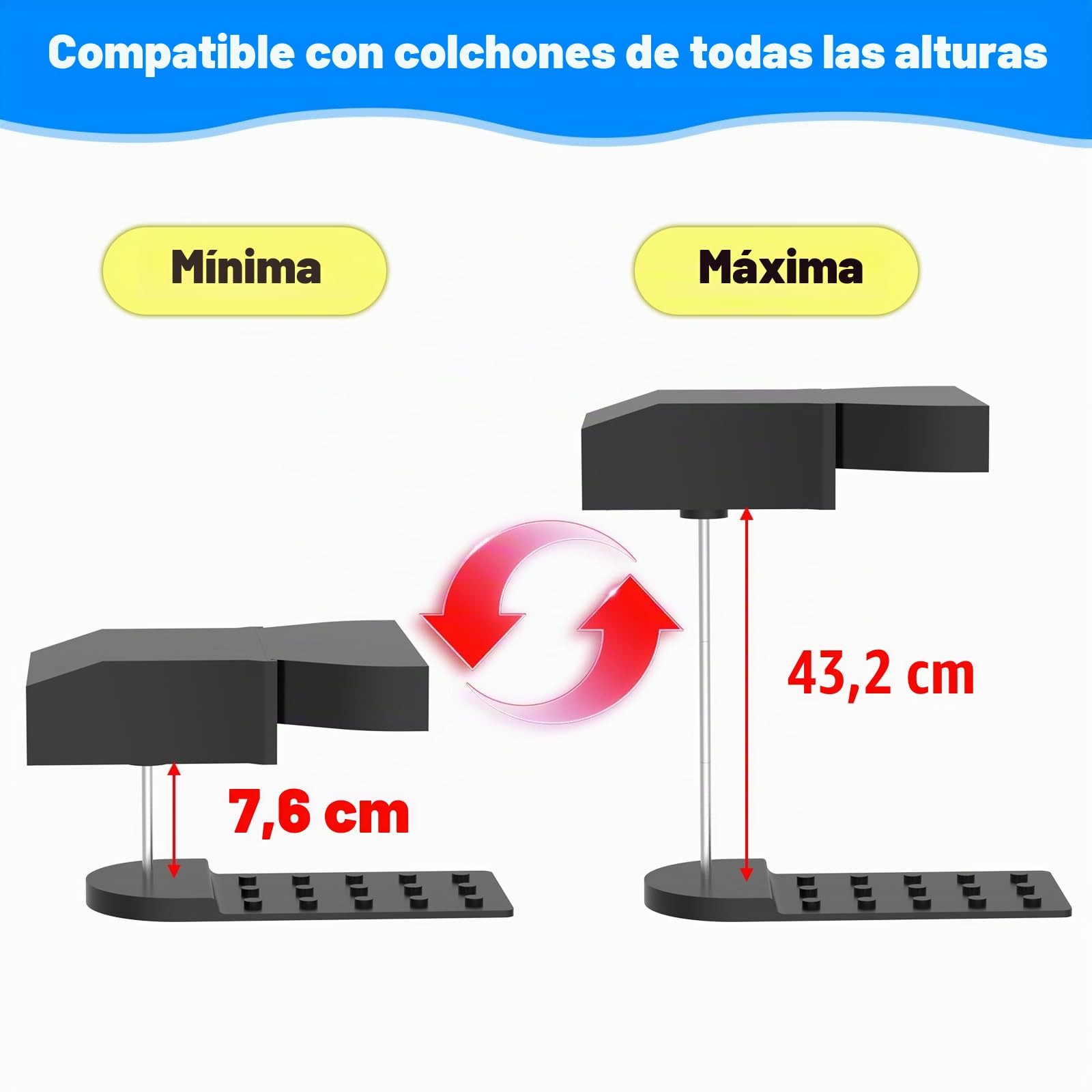 Sistema de refrigeración para sábanas con velocidad de ventilador ajustable, ventilador de enfriamiento para aliviar el sudor nocturno para dormitorio, ventilador de enfriamiento de cama para
