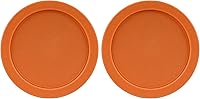 Vista 22 de Tapas de repuesto para recipientes de vidrio Pyrex para almacenamiento de alimentos de 4 tazas, tapas redondas de plástico de 6 pulgadas para Pyrex