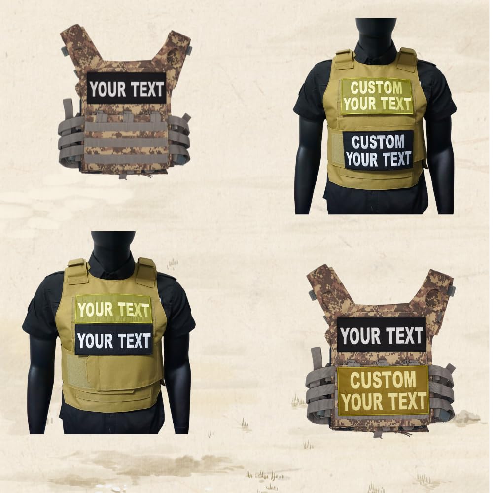 Toppa Tattica Personalizzata Con Nome - Ricamo Bandiera Italia Per Giubbetti E Borse - Foto 10